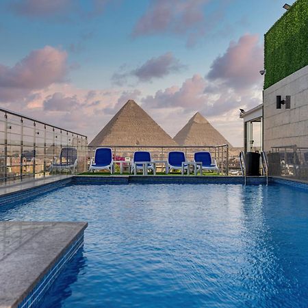 Pyramids Plateau Hotel Kafret el-Gabal Exteriör bild