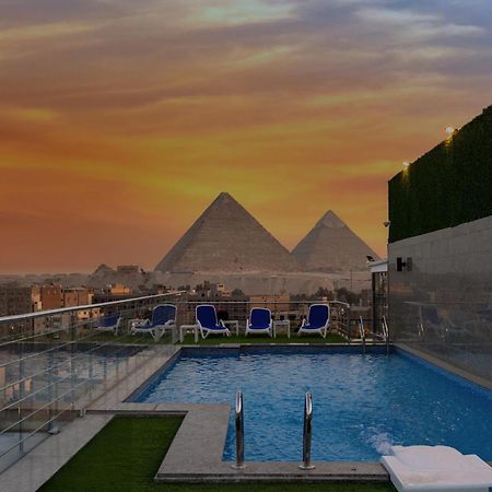 Pyramids Plateau Hotel Kafret el-Gabal Exteriör bild